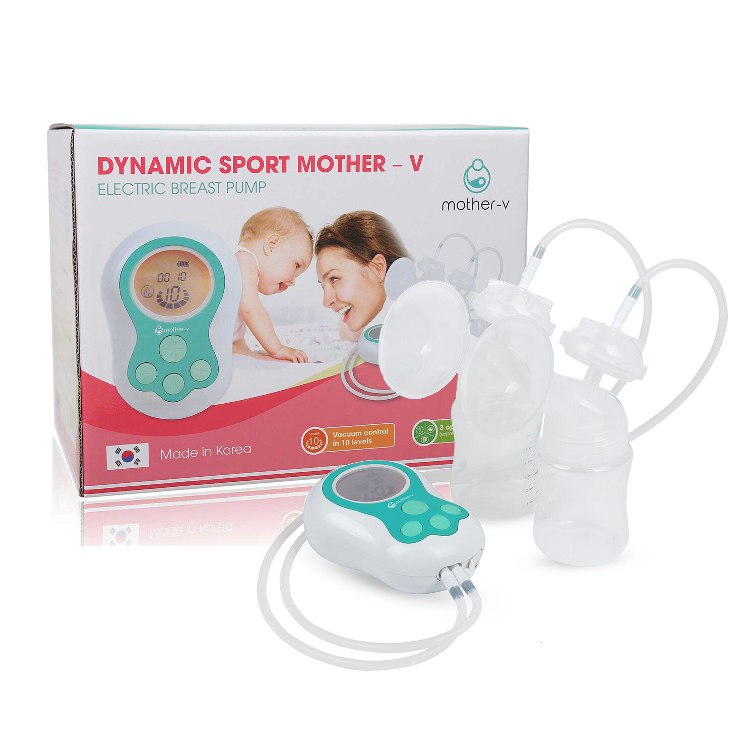  Máy hút sữa điện đôi Dynamic Sport Mother-V KR-100