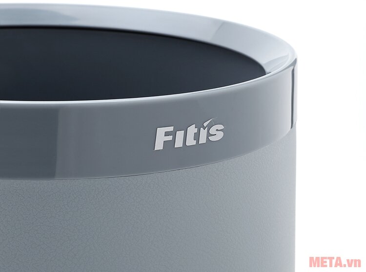 Thùng rác Fitis Dual kiểu Âu ROM3-909 - 10 lít (xám)