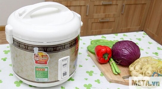 Nồi cơm điện Sharp nắp gài KS-N18ETV 1,8 lít