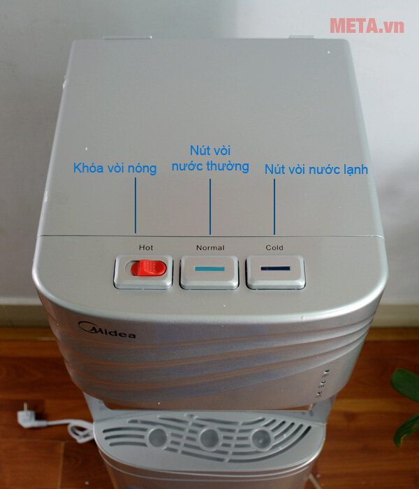 Cây nước nóng lạnh cao cấp Midea YL1634S