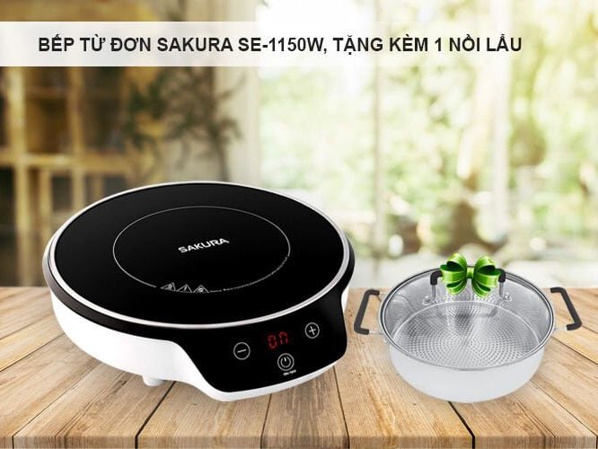 Bếp từ đơn Sakura SE1150W Bếp từ đơn Sakura SE1150W