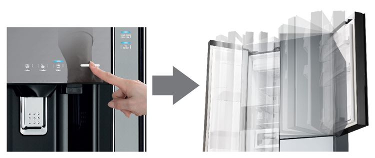 Tủ lạnh SBS 3 cánh HITACHI R-FM800AGPGV4X (DIA) 584 Lít