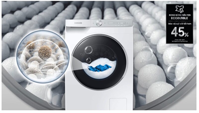 Máy giặt Samsung AI EcoBubble Inverter 12 kg WW12CGP44DSBSV 