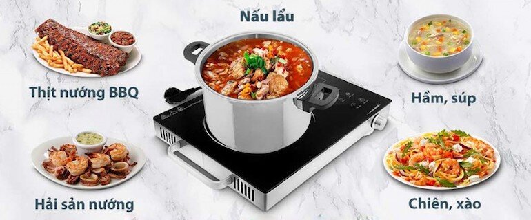 Bếp hồng ngoại dương 1 vùng nấu Perfect PF-BH82 - 2200W