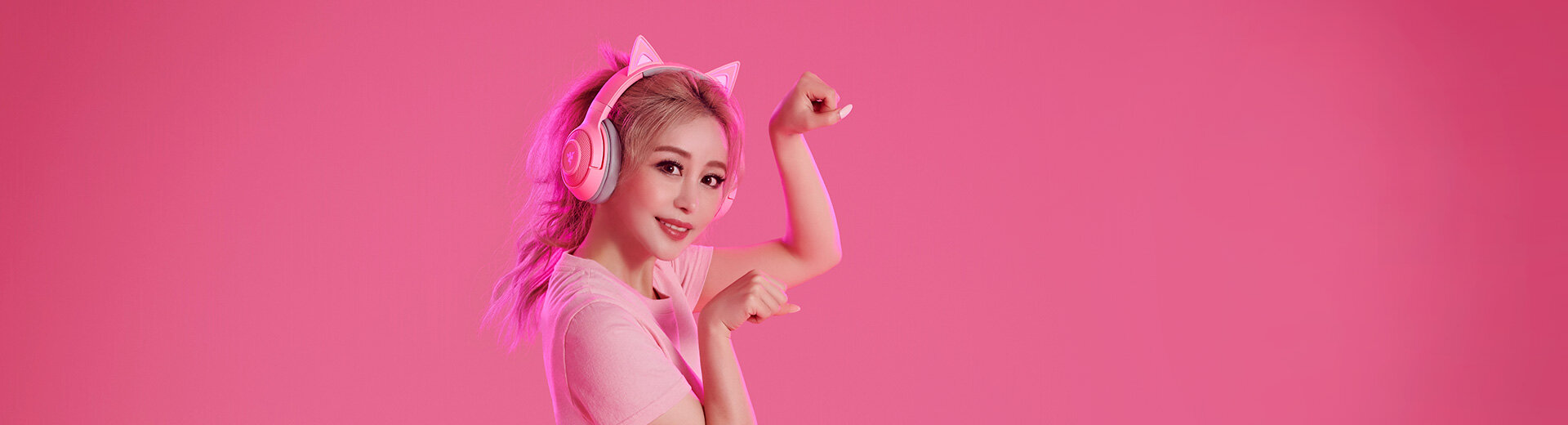 Tai Nghe không dây Razer Kraken BT Kitty-Hồng (Quartz)_RZ04-03520100-R3M1 2