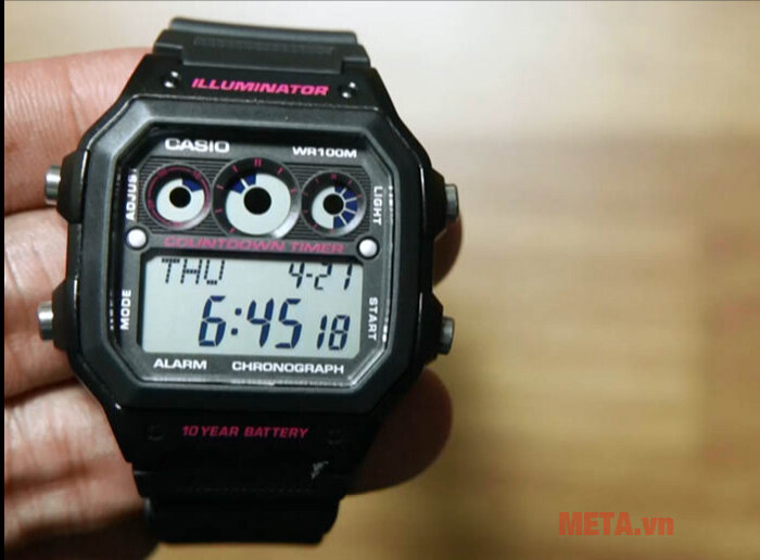 Đồng hồ CASIO AE-1300WH-1A2VDF dây nhựa