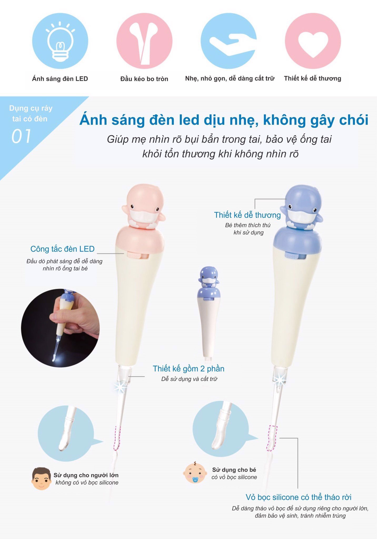 Trang bị đèn hỗ trợ 