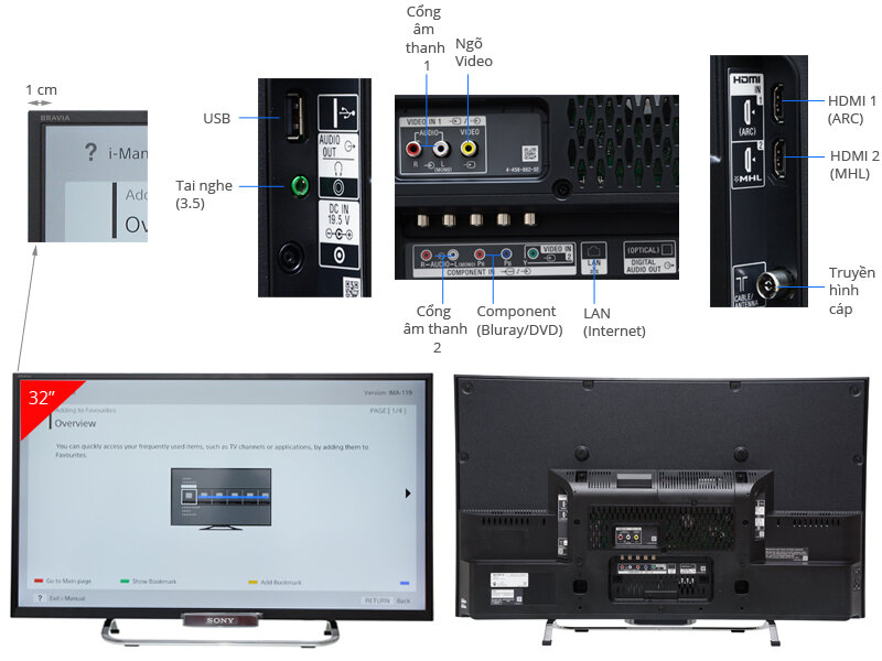 Internet Tivi LED Sony KDL-32W674A 32 inch Internet Tivi LED Sony KDL-32W674A 32 inch