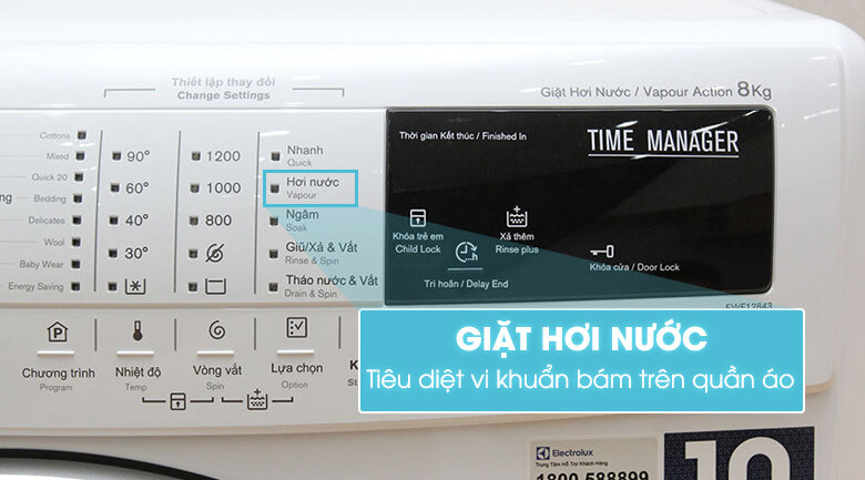 Máy giặt Electrolux 8 kg EWF12843 Máy giặt Electrolux 8 kg EWF12843