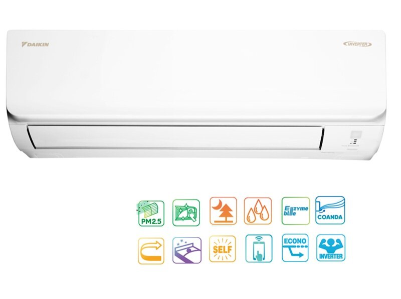 Điều hòa Daikin inverter 12000 BTU 1 chiều FTKA25VAVMV