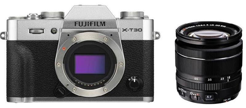 Máy Ảnh Fujifilm X-T30 Kit XF18-55 F2.8-4 R LM OIS (Bạc)