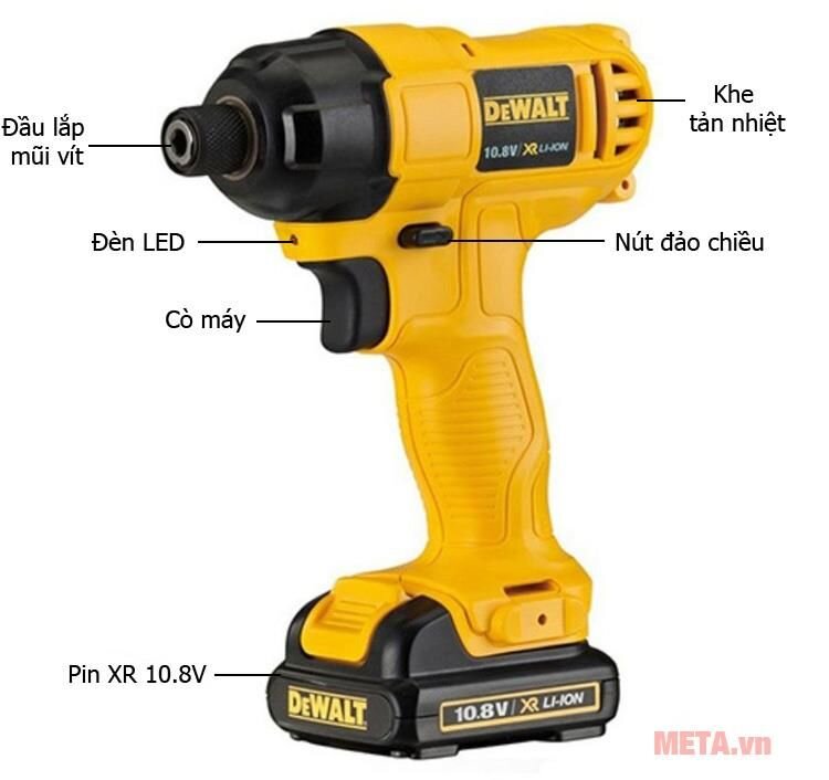 Máy vặn vít động lực pin DeWalt DCF805C2