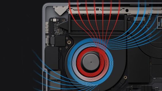 Tản nhiệt tốt trên MacBook Pro 14 inch 2023 M2 Max 