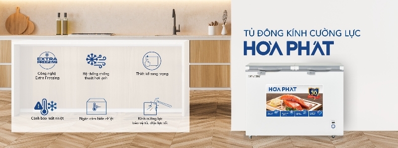 Tủ đông Hòa Phát 1 ngăn 352 Lít HPF AD6352