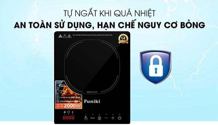 bếp điện từ đơn Funiki HSD8136 có nhiều tính năng hiện đại bếp điện từ đơn Funiki HSD8136 có nhiều tính năng hiện đại