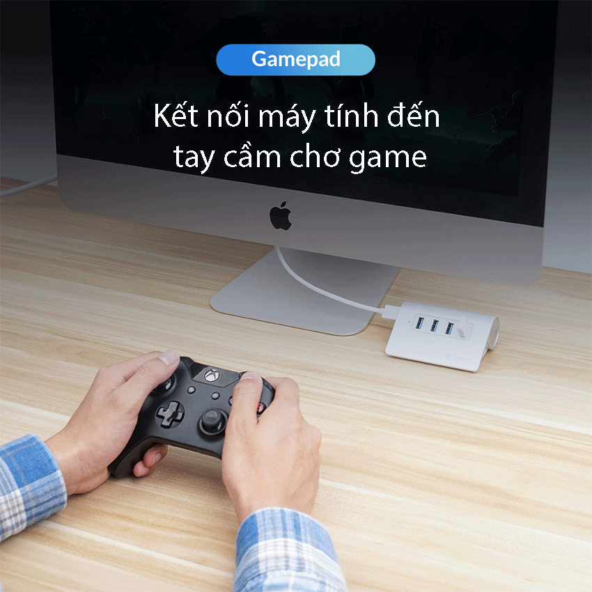 USB kết nối Bluetooth 4.0 Orico BTA-409-WH