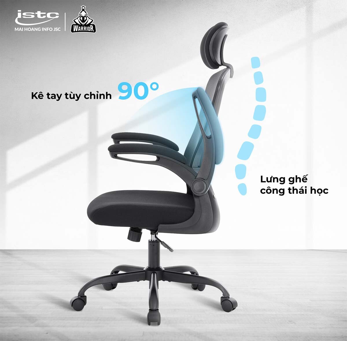 Ghế công thái học ergonomic Warrior