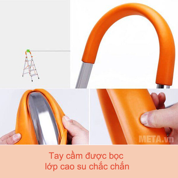 Thang tay vịn inox 5 bậc Nikita NKT-IN05 Thang tay vịn inox 5 bậc Nikita NKT-IN05