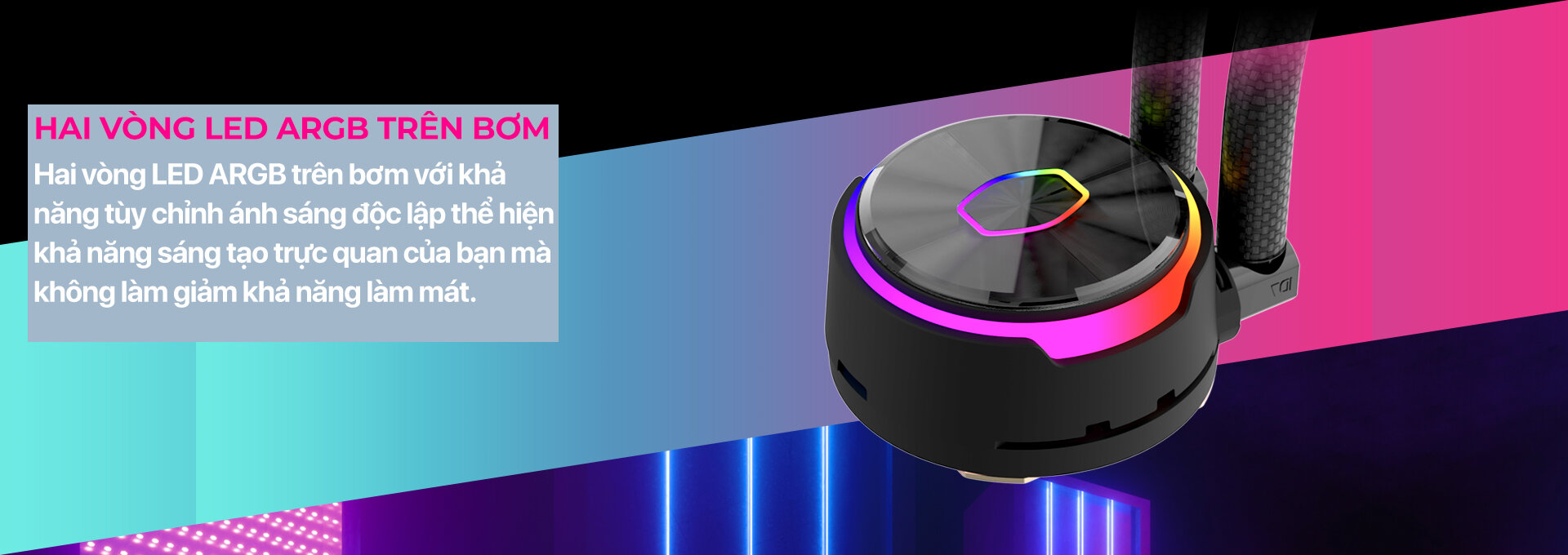 Tản nhiệt nước Cooler Master MASTERLIQUID PL360 FLUX