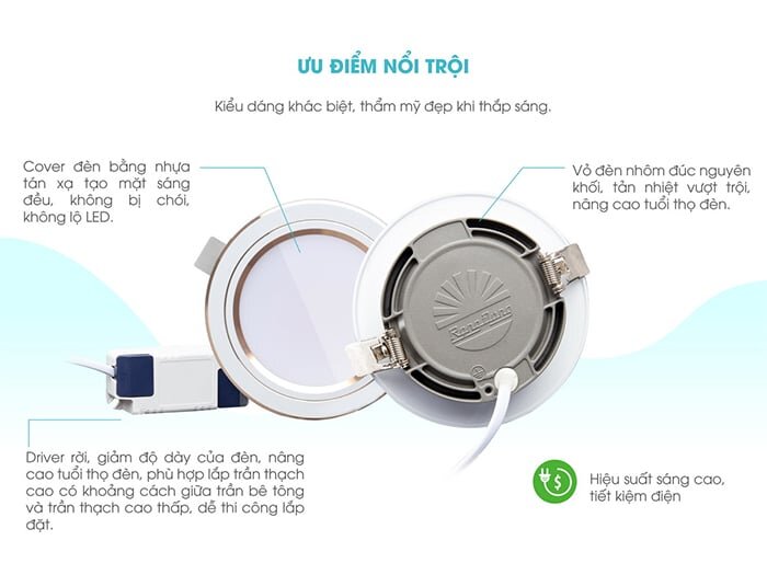 Ưu điểm của đèn led  Ưu điểm của đèn led