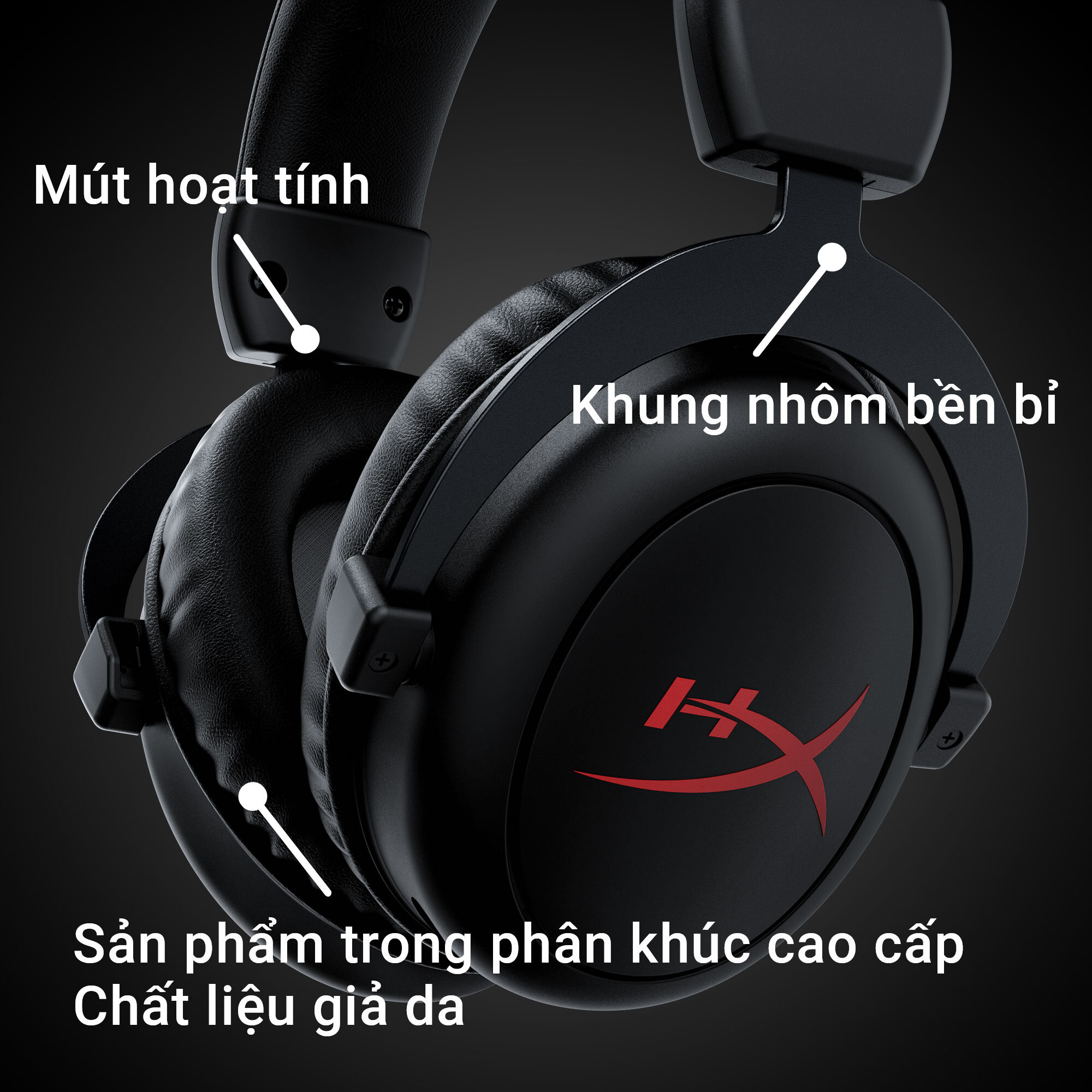 Tai nghe HyperX Cloud Core Wireless (4P5D5AA) 4