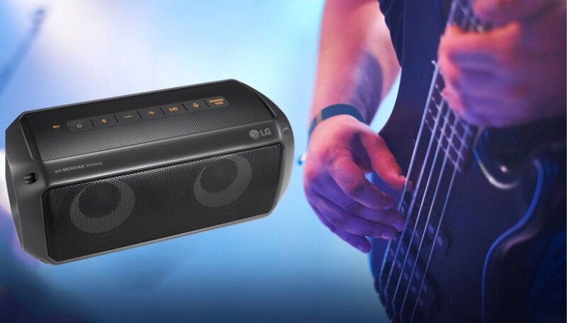 LG PK3 có công suất đầu ra ấn tượng so với thiết kế, âm thanh bùng nổ, sống động