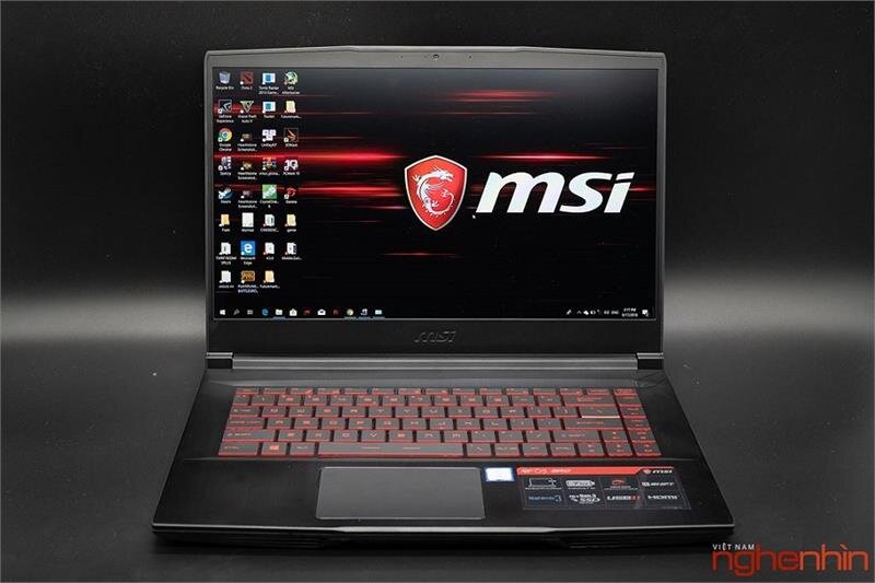 Laptop MSI GF63 9SC-071VN (VGA GeForce® GTX 1650 MAXQ,GDDR5 4GB, Win10)