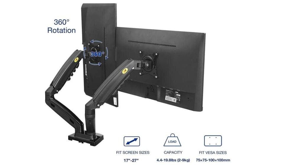 Giá đỡ màn máy tính North Bayou F160 Màu Xám 3