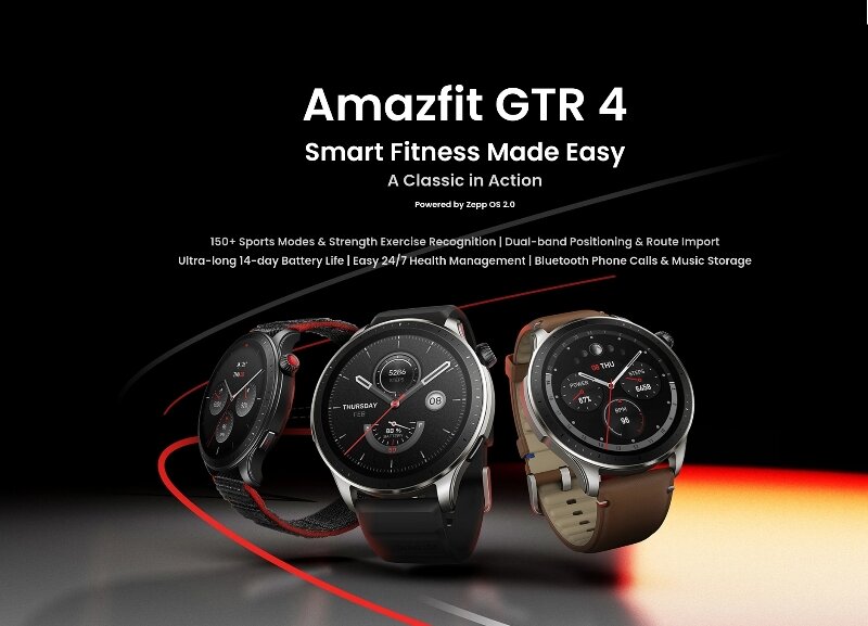Amazfit GTR 4 thiết kế