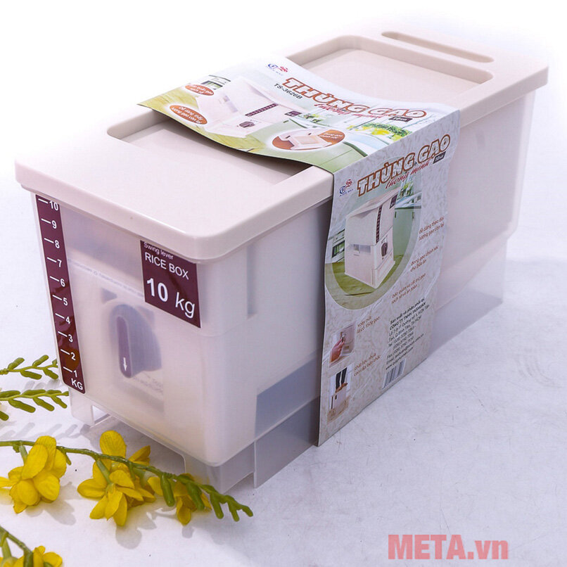 Thùng đựng gạo thông minh Tashuan TS 3626B - 10kg
