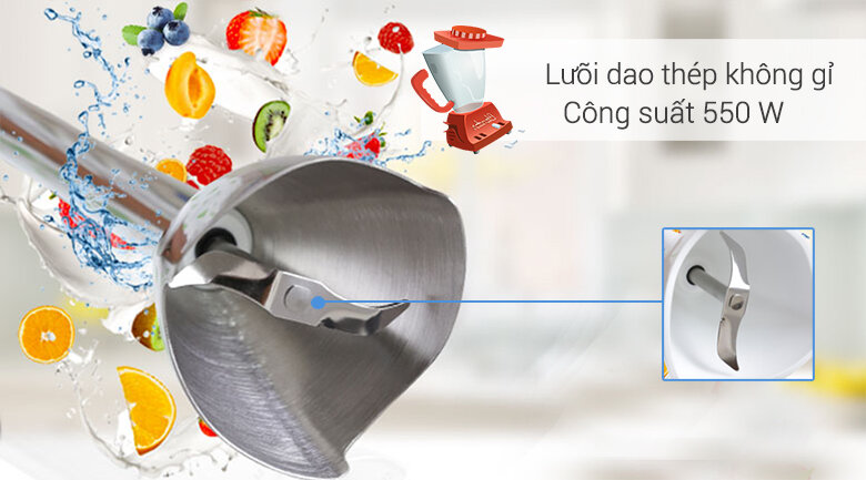 Máy xay cầm tay Philips HR1607 Máy xay cầm tay Philips HR1607