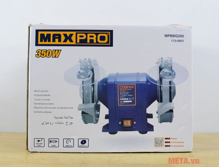 Máy mài 2 đá Maxpro MPBBG200