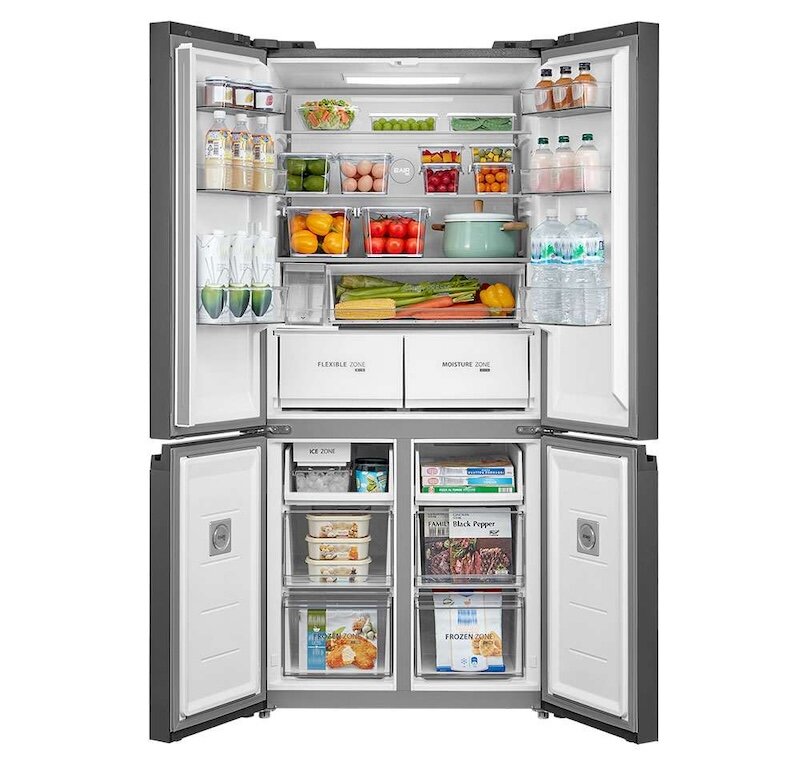 Tủ lạnh Toshiba Inverter 515 lít GR-RF665WIA-PGV(22)-XK có tính năng tự động làm đá (Ảnh: dienmayxanh).