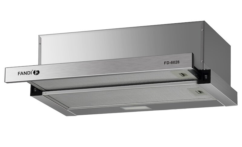 Máy hút mùi Fandi FD-6028 có thiết kế âm tường hiện đại