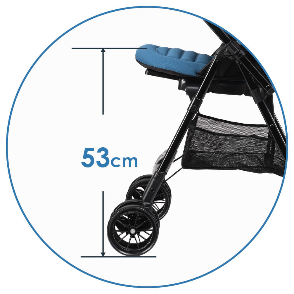 Ghế xe đẩy Combi Neyo Plus Air cao 53cm