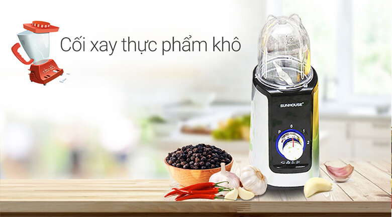 Máy xay sinh tố Sunhouse SHD 5322 Đen Máy xay sinh tố Sunhouse SHD 5322 Đen