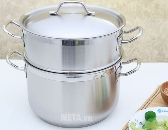 Bộ 2 nồi xửng 3 đáy 28cm Fivestar ST28-3D Bộ 2 nồi xửng 3 đáy 28cm Fivestar ST28-3D