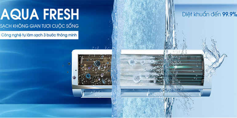 điều hòa Aqua inverter 1.5 HP AQA-KCRV13TH 