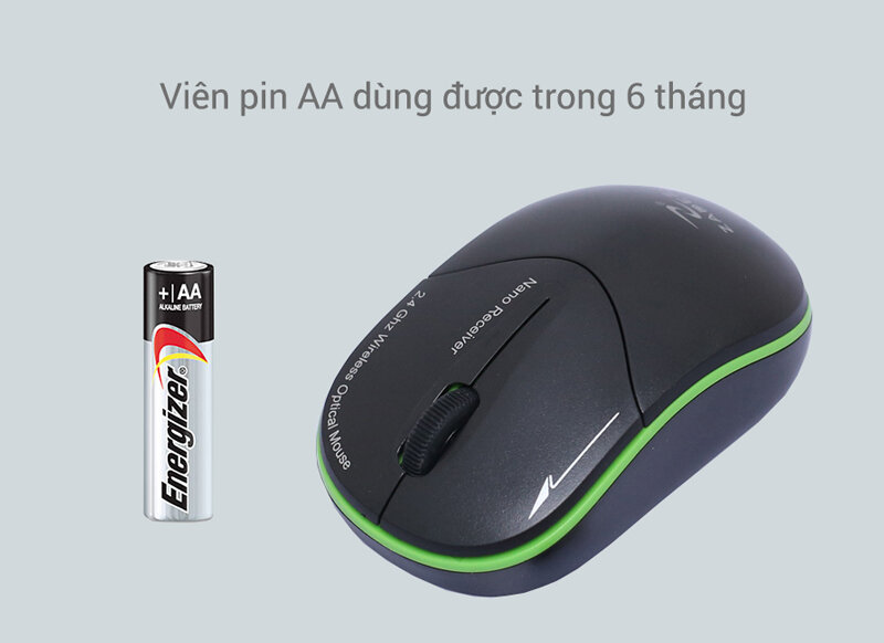 Chuột không dây Zadez M335 Đen Chuột không dây Zadez M335 Đen