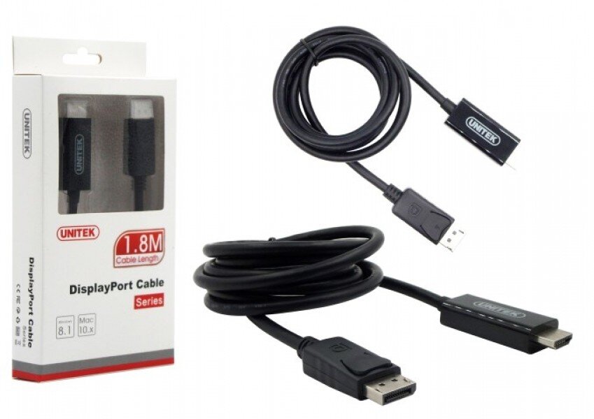 Cáp Displayport - HDMI Unitek