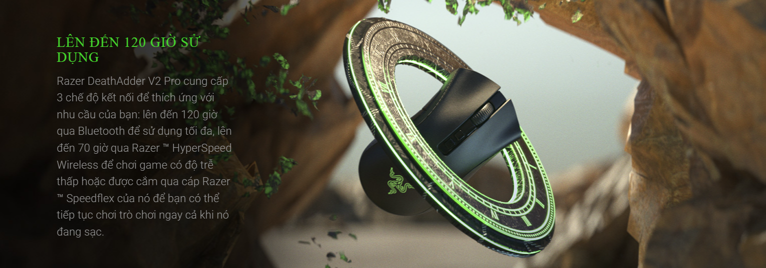 Chuột không dây Razer DeathAdder V2 Pro (RZ01-03350100-R3A1) (USB/RGB/Black) 5
