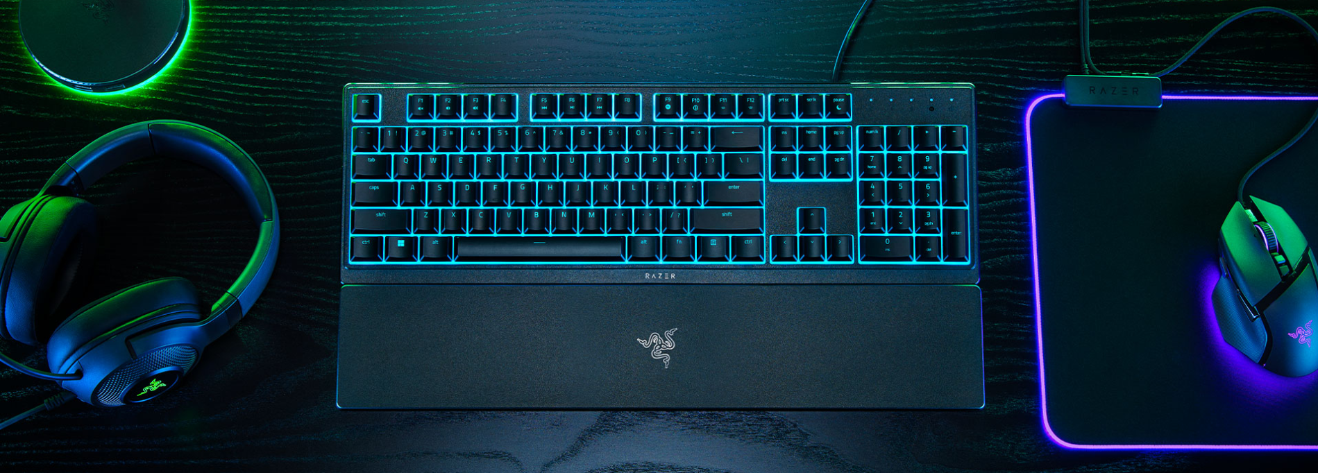 Bàn phím game Razer Ornata V3X-Low Profile (USB/RGB) (RZ03-04470100-R3M1) 1