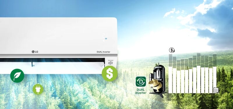 Điều hoà LG Inverter 12000 BTU 1 chiều V13APIB tiết kiệm điện