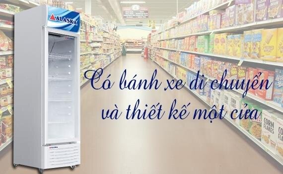 Tủ mát 400L Alaska Gas R600A LC-633H