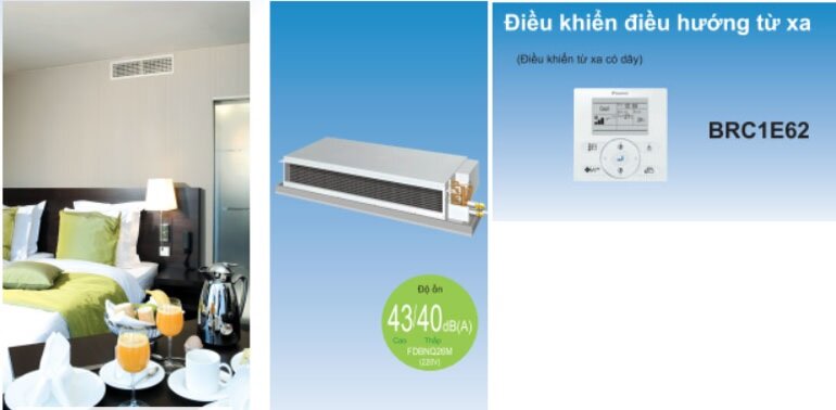 điều hòa daikin nối ống gió