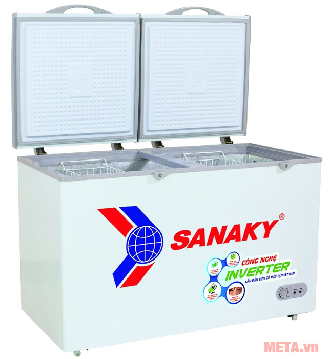 Tủ đông 2 ngăn 2 cánh Sanaky VH-2599W3 250 lít Tủ đông 2 ngăn 2 cánh Sanaky VH-2599W3 250 lít