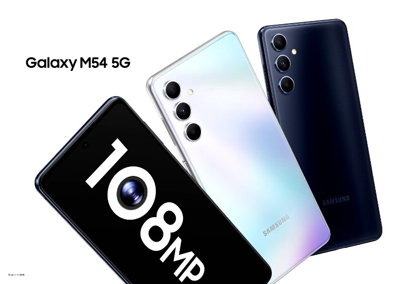 Điện thoại Samsung Galaxy M54 5G thiết kế