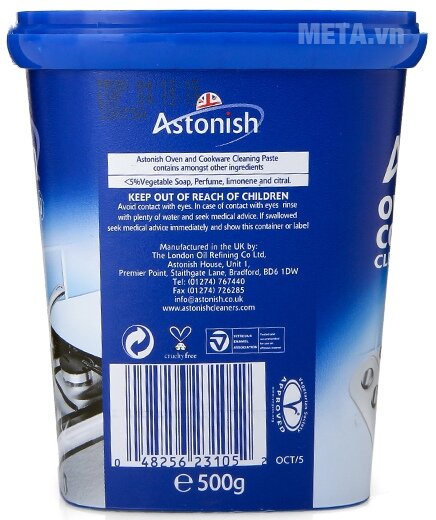 Chất tẩy rửa dụng cụ nhà bếp Astonish 500g - C3105