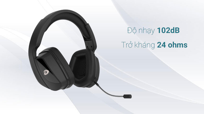 Tai nghe không dây DAREU A700 Wireless (Black) | Độ nhạy 102dB