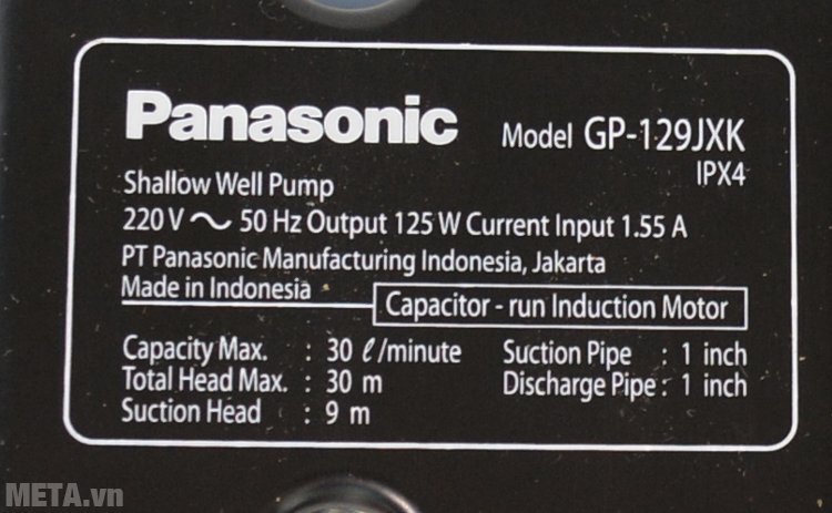 Máy bơm nước Panasonic GP-129JXK